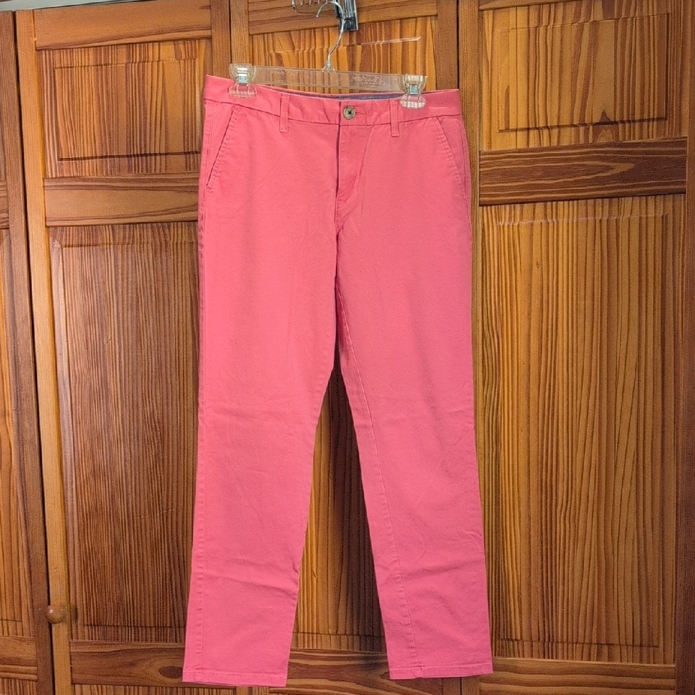 Tommy Hilfiger Salmon Pink Straight-Leg Pants
